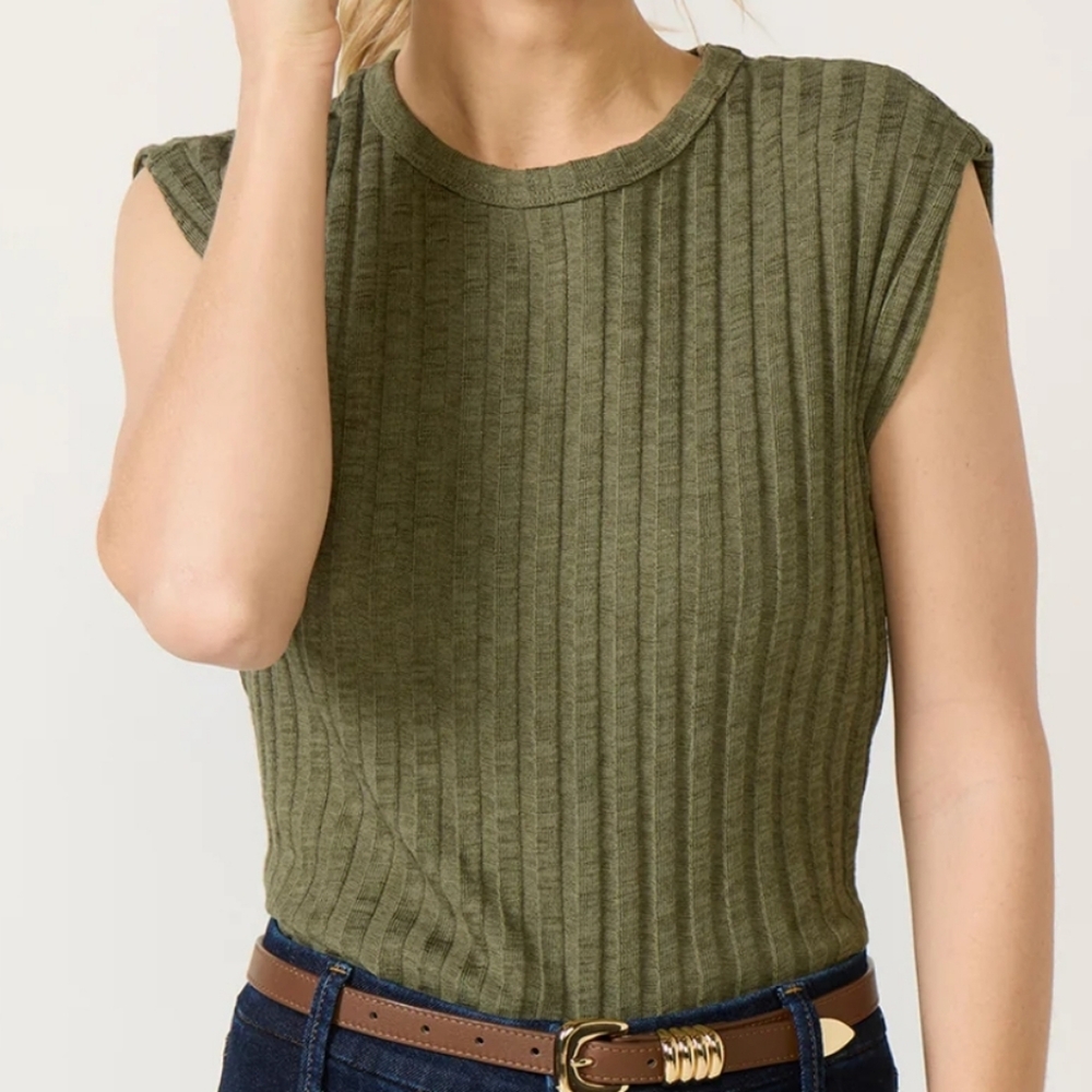 3382 Micheal Stars Jinny Muscle Top Sz Medium